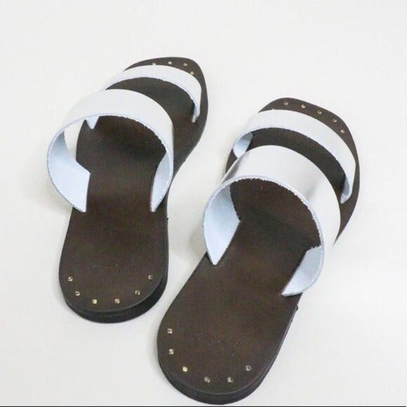 Joie Bannerly Sandals in Silver Woman's 6.5‎ New with cloth dust bag - Picture 2 of 3